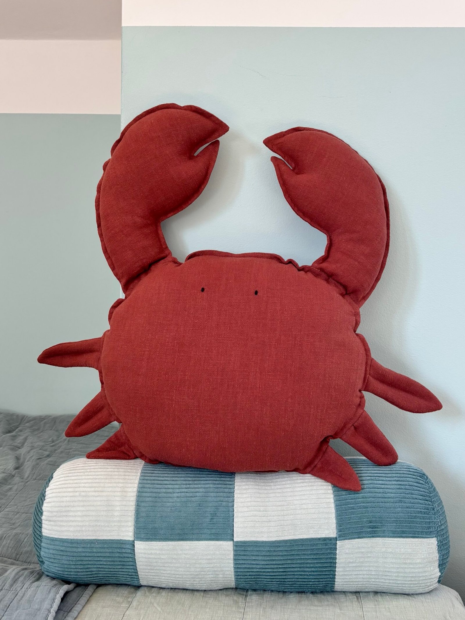 poduszka KRAB len - obrazek 3